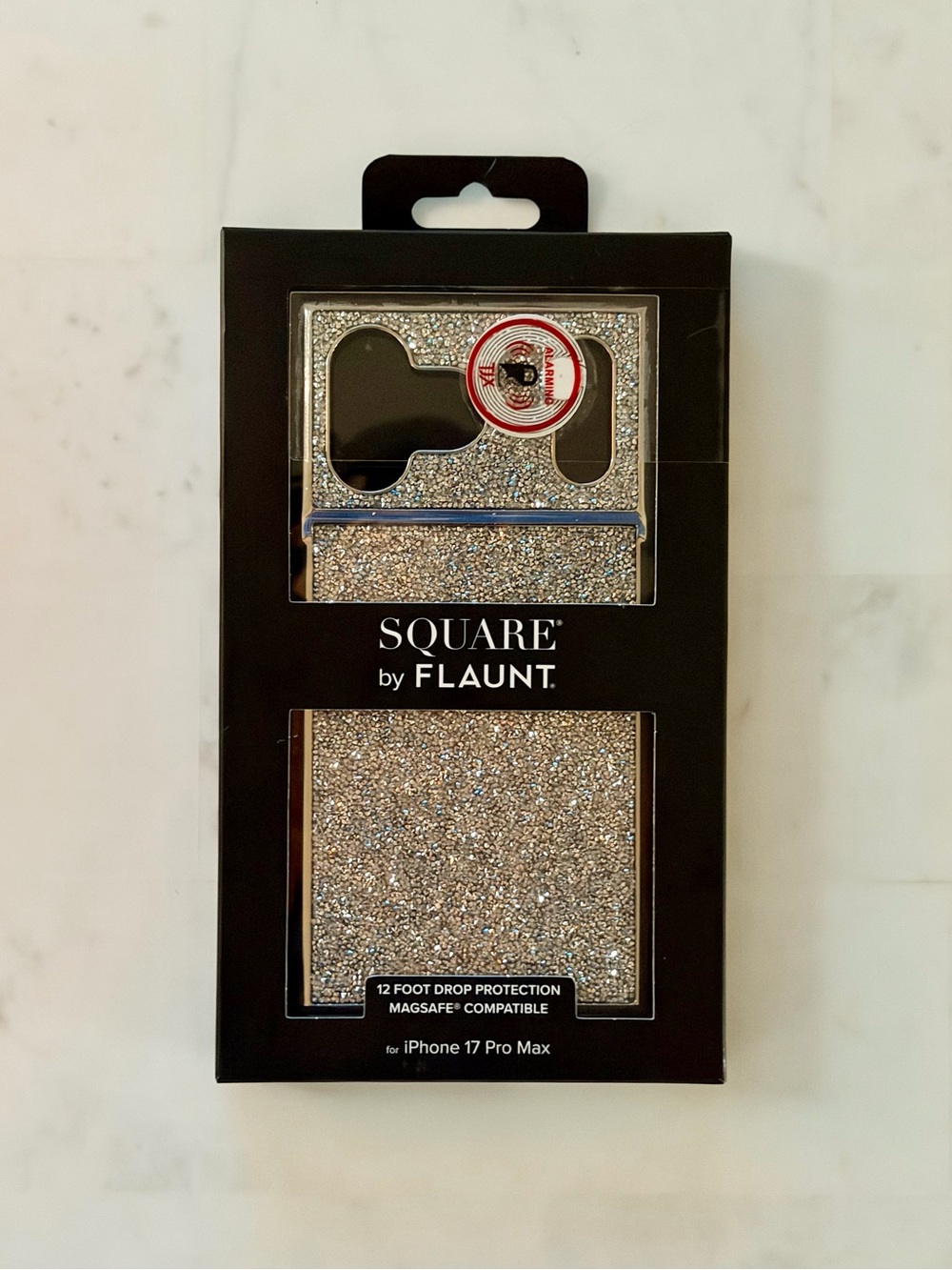 Flaunt Case - Silver Crystal Elegance